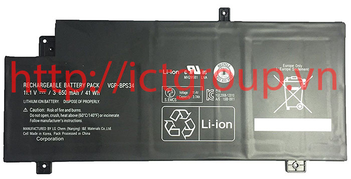 Battery Sony VAIO SVF15A1ACXB