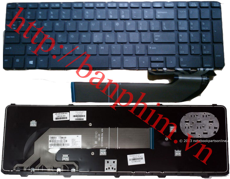 Bàn phím laptop HP Probook 450 455 470 keyboard 