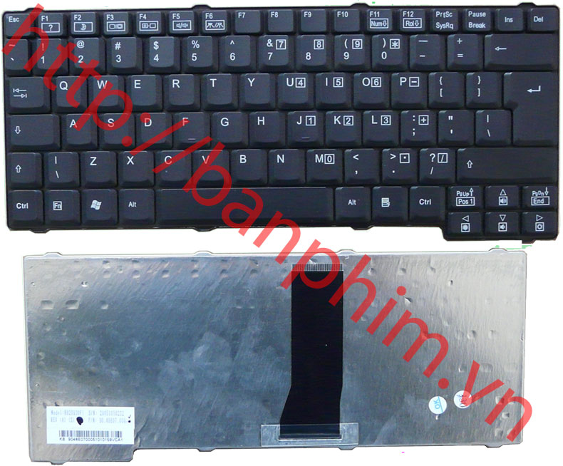 Bàn phím Fujitsu siemens V3525 V3405 V8210 V2060 Keyboard