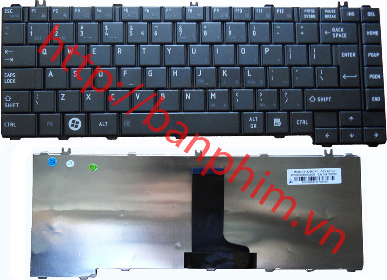 Bàn phím laptop toshiba Satellite L745 L745D keyboard