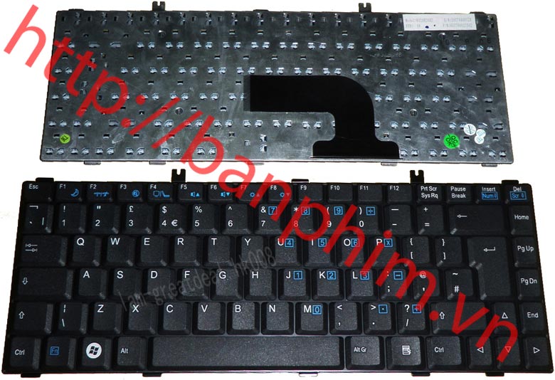 Bàn phím laptop FUJITSU SIEMENS AMILO LA1703 LA 1703 KEYBOARD