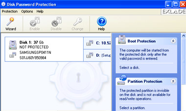 Bao mat dia cung bang Disk Password Protection