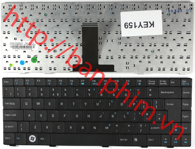 Bàn phím laptop ASUS X82CR X82L X82Q X82S Keyboard 