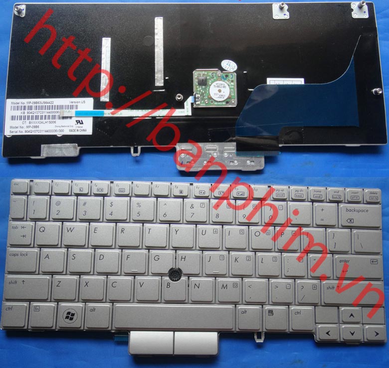 Bàn phim laptop HP Elitebook 2760p Keyboard