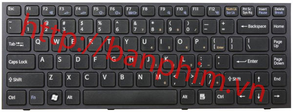 Bàn phím laptop Sony Vaio VPCS13V9E VPC-S13X9E/B VPCS13X9E Keyboard 