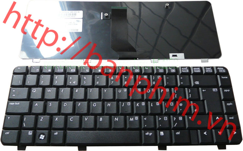 Bàn phím laptop HP 500 510 520 530 keyboard 