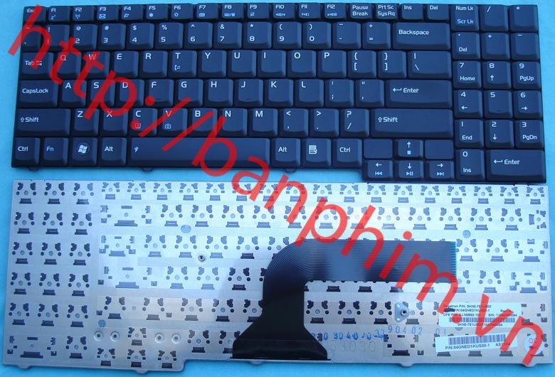 Bàn phím laptop Asus G50VT keyboard