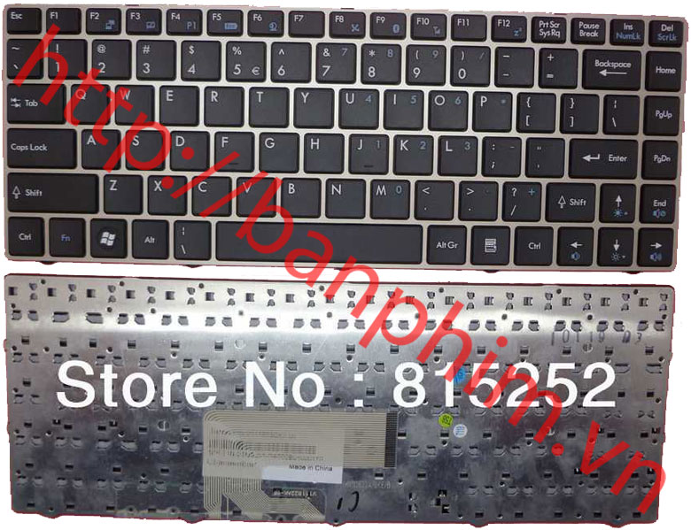 Bàn phím laptop MSI X350 X360 X370 CX460 X460DX CR430 CX480 FX400 FX420 U270 U270DX EX465MX keyboard 