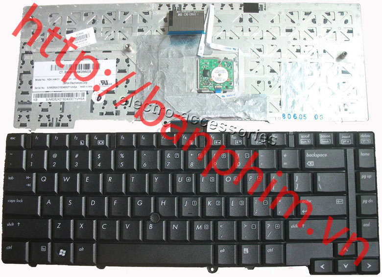 Bàn phím laptop HP 6930 6930P Keyboard 