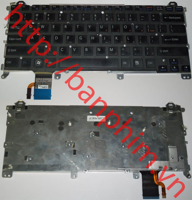 Bàn phím laptop Sony VAIO VPCZ VPCZ1 PCG-31111M VPCZ11Z9E VPCZ11Z9B VPCZ1290X VPCZ2 Keyboard 