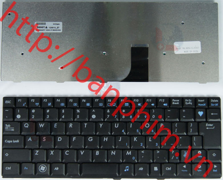 Bàn phím laptop ASUS Eee PC 1001HAG 1001PG 1001PQD 1001PXD R101 R101D Keyboard 