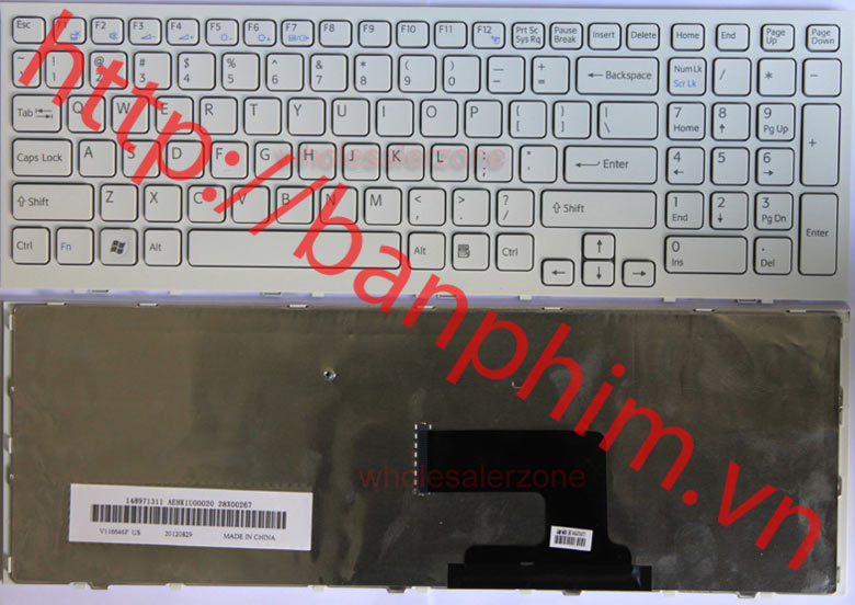 Bàn phím laptop Sony Vaio VPC-EH1C VPC-EH2D0E VPC-EH2E0E VPC-EH2H1E VPC-EH2J1E VPC-EH2GGX VPC-EH2HFX Keyboard 