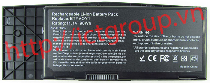 Battery Dell Alienware M17x