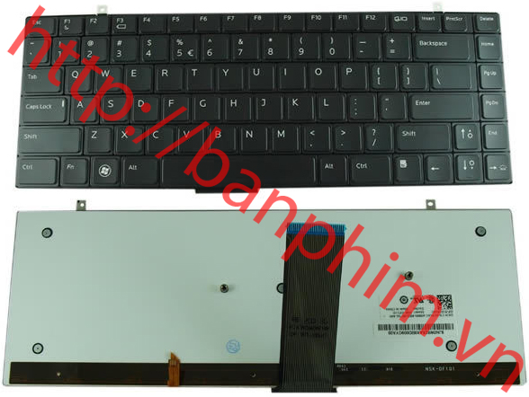 Bàn phím laptop Dell Studio XPS 13 XPS 16 1645 1647 1340 1640 PP35L Keyboard