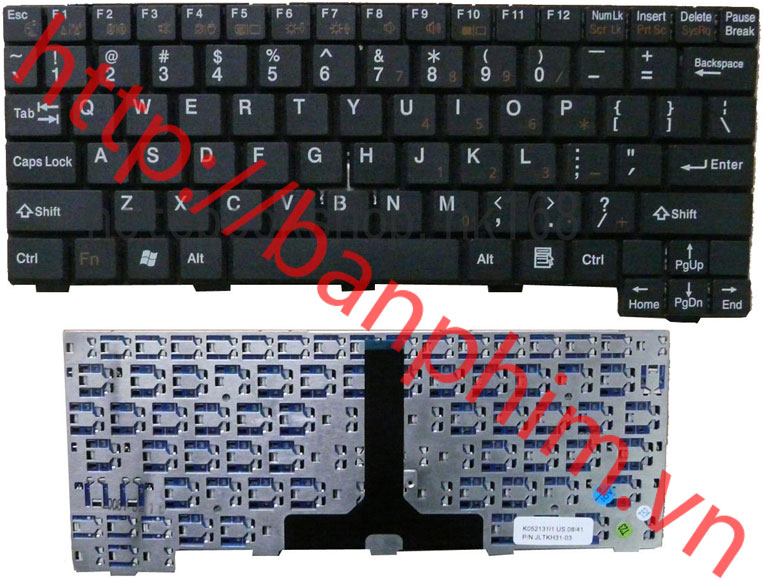 Bàn phím laptop Fujitsu Lifebook p1510 p1610 p1620 Keyboard 