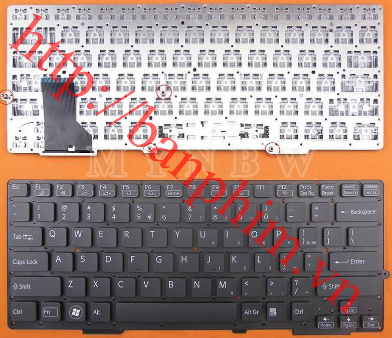 Bàn phím laptop SONY VAIO SVE13 SVS13 SVS13A SV-S13A Keyboard