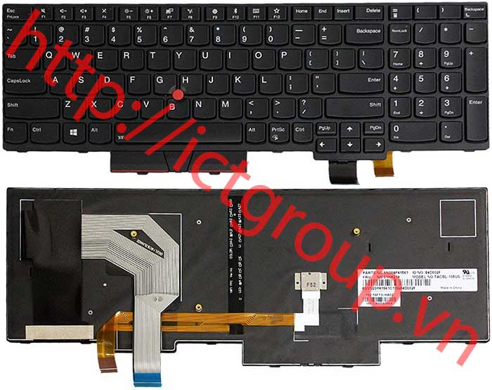 Bàn phím Lenovo Thinkpad T570