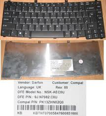 Bàn phím Acer TM2200 2403 2700 4150 4260 4650Keyboard Acer TM2200 2403 2700 4150 4260 4650